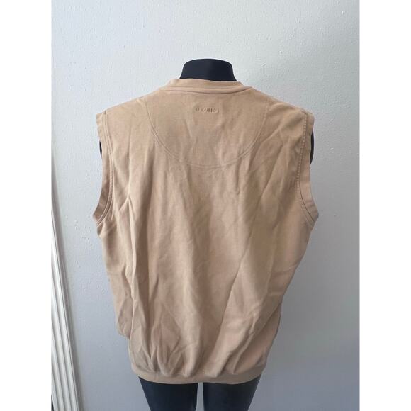 Bolle Golf Pullover Vest Men’s Med Pima Cotton Outdoors Preppy minimalist Golf - Picture 2 of 5